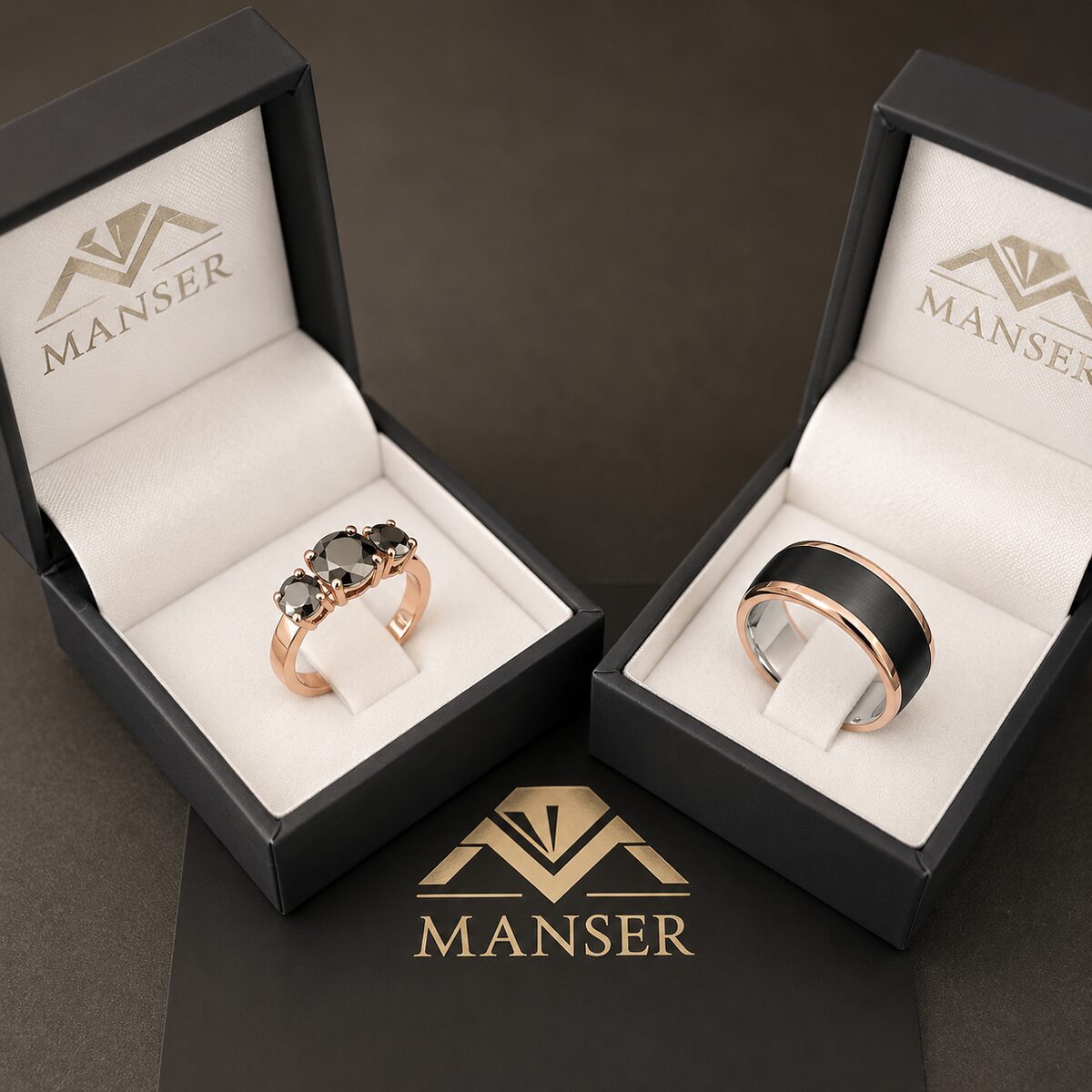 His & hers ring set