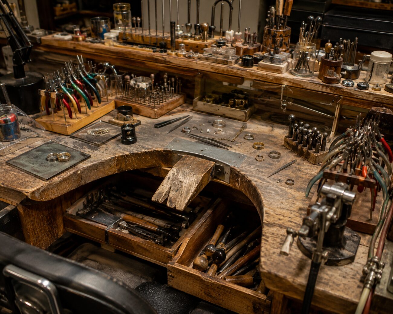 The Manser goldsmith's workbench